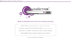 Desktop Screenshot of economia.temadictos.org