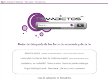 Tablet Screenshot of economia.temadictos.org