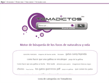 Tablet Screenshot of naturaleza.temadictos.org